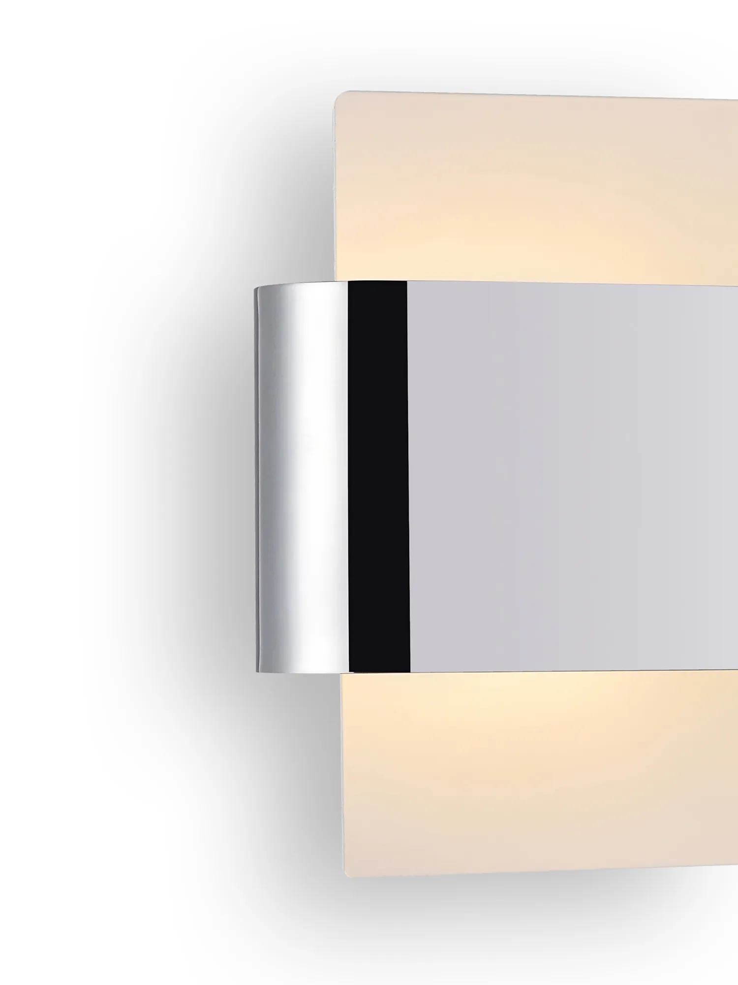 Damo Wall 2 Light Polished Chrome, White D0378  Deco Damo